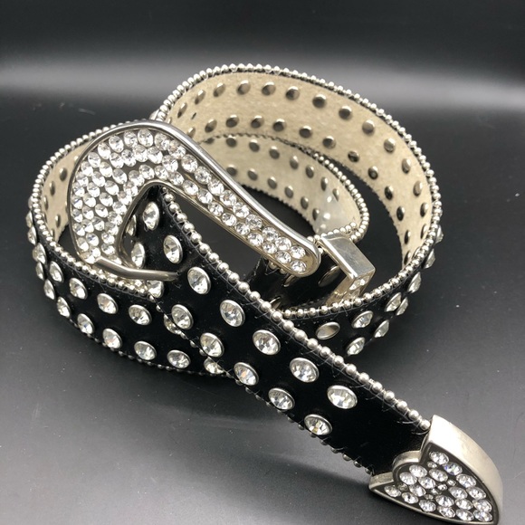Accessories Ladies Rhinestone Bling Belt Leather Poshmark